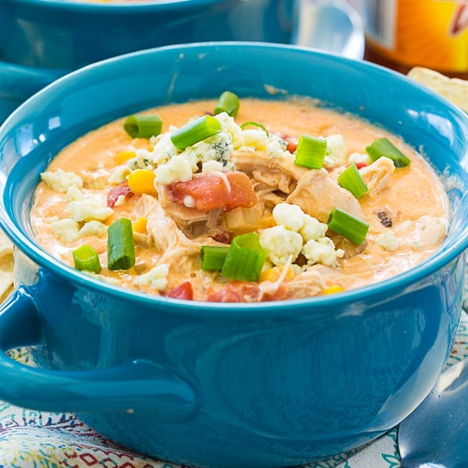 Crock Pot Buffalo Chicken Chili