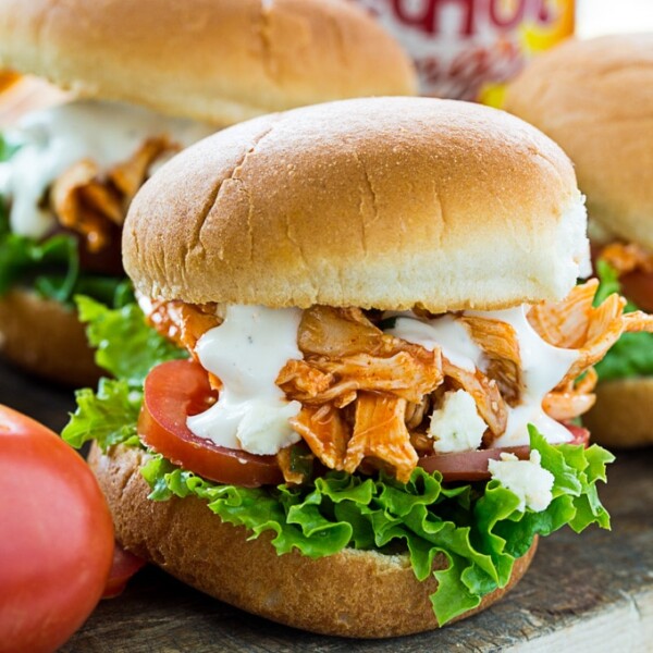 Easy Buffalo Chicken Sliders