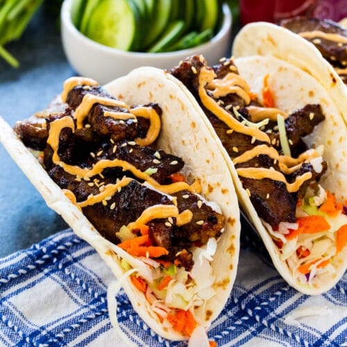 Korean Bulgogi Tacos - Spicy Southern Kitchen