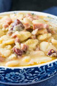 Creamy Butter Beans with Ham