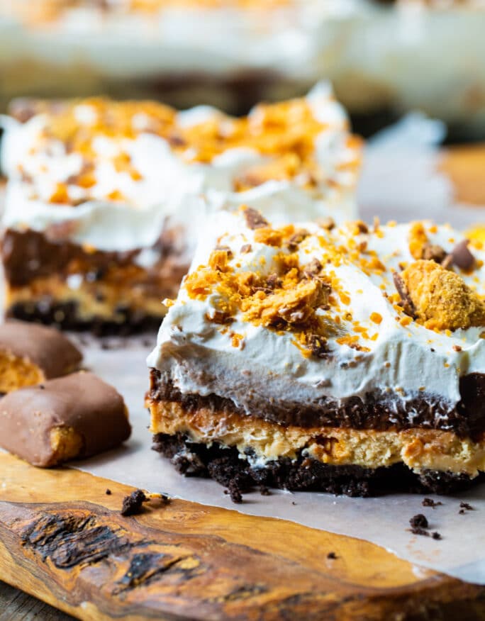 Butterfinger Chocolate and Peanut Butter Lush Spicy Southern Kitchen