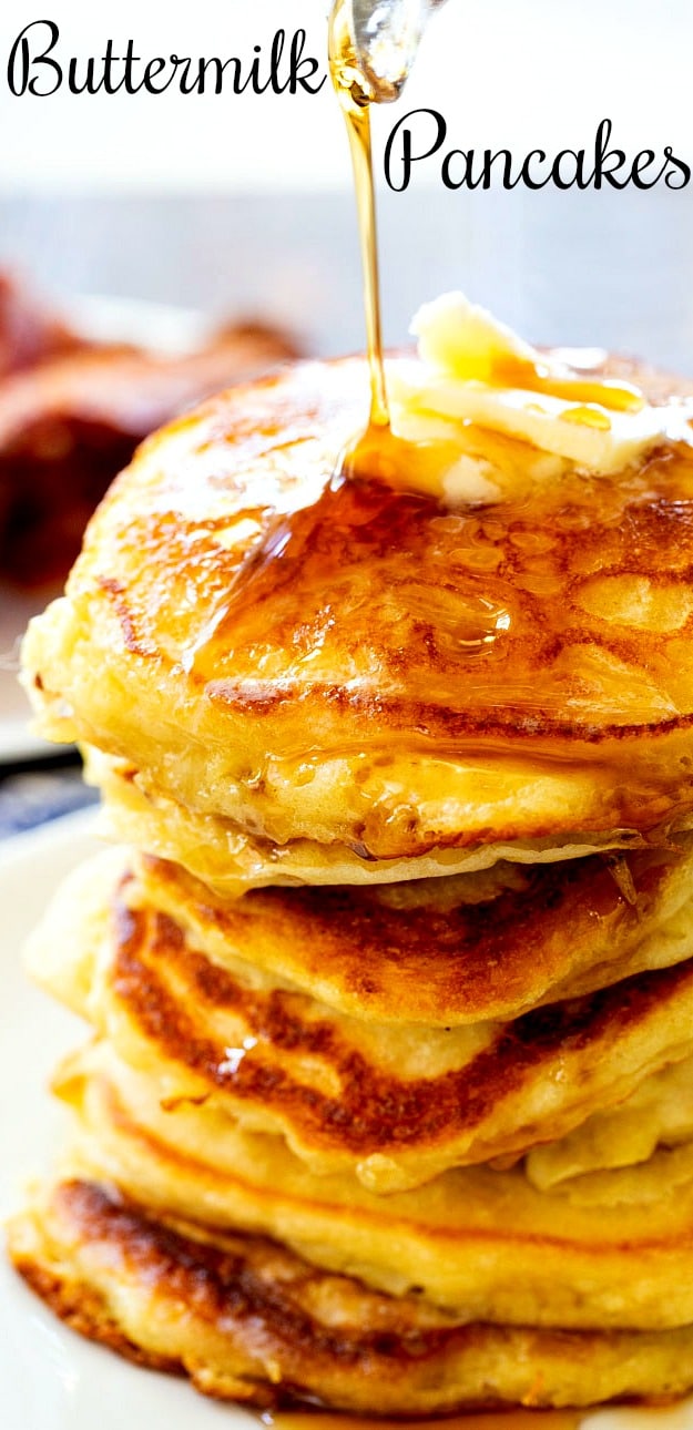 Close-up of Buttermilk Pancakes