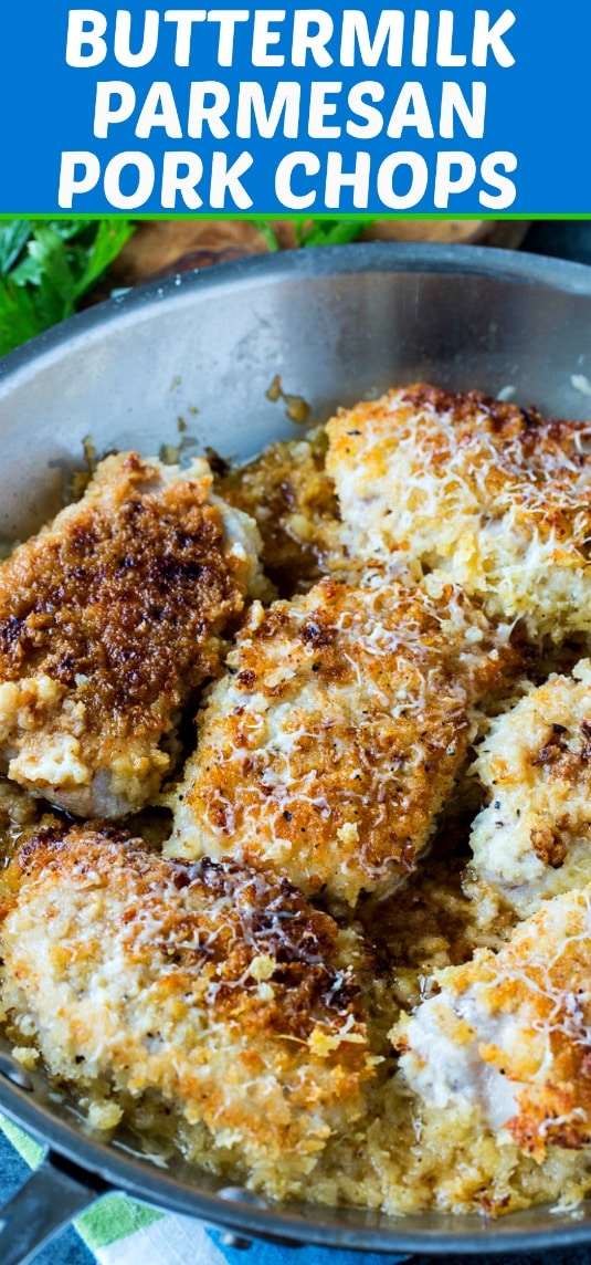 Buttermilk Parmesan Pork Chops