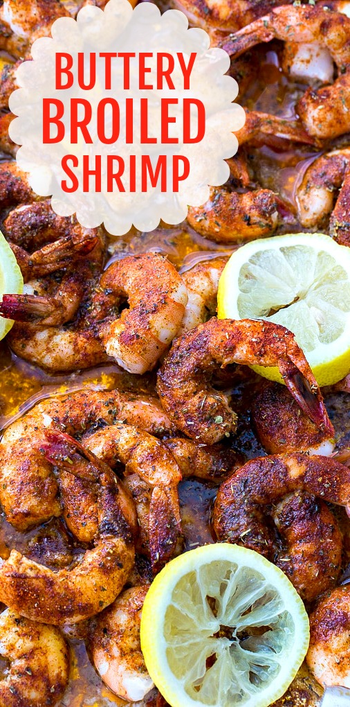 Buttery Broiled Shrimp