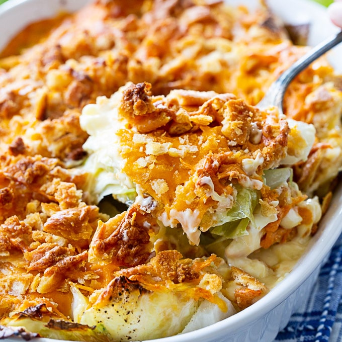 OldFashioned Cabbage Casserole Spicy Southern Kitchen