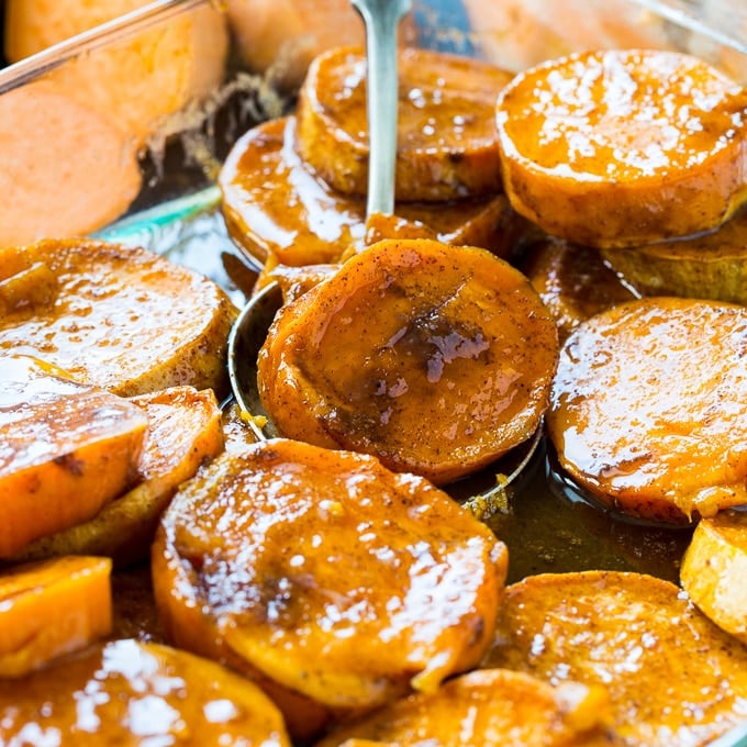 Southern Candied Sweet Potatoes - Spicy Southern Kitchen