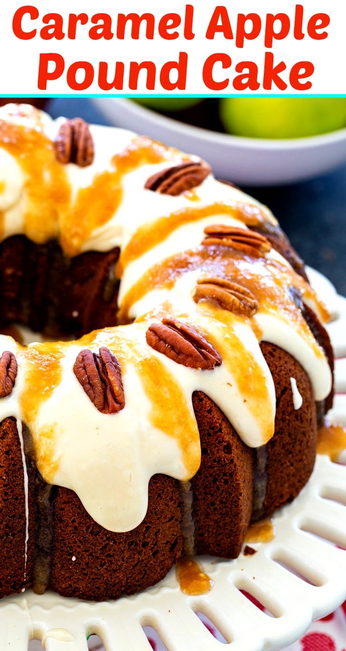 Caramel Apple Pound Cake