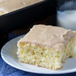 Buttermilk Sheet Cake with Caramel Icing