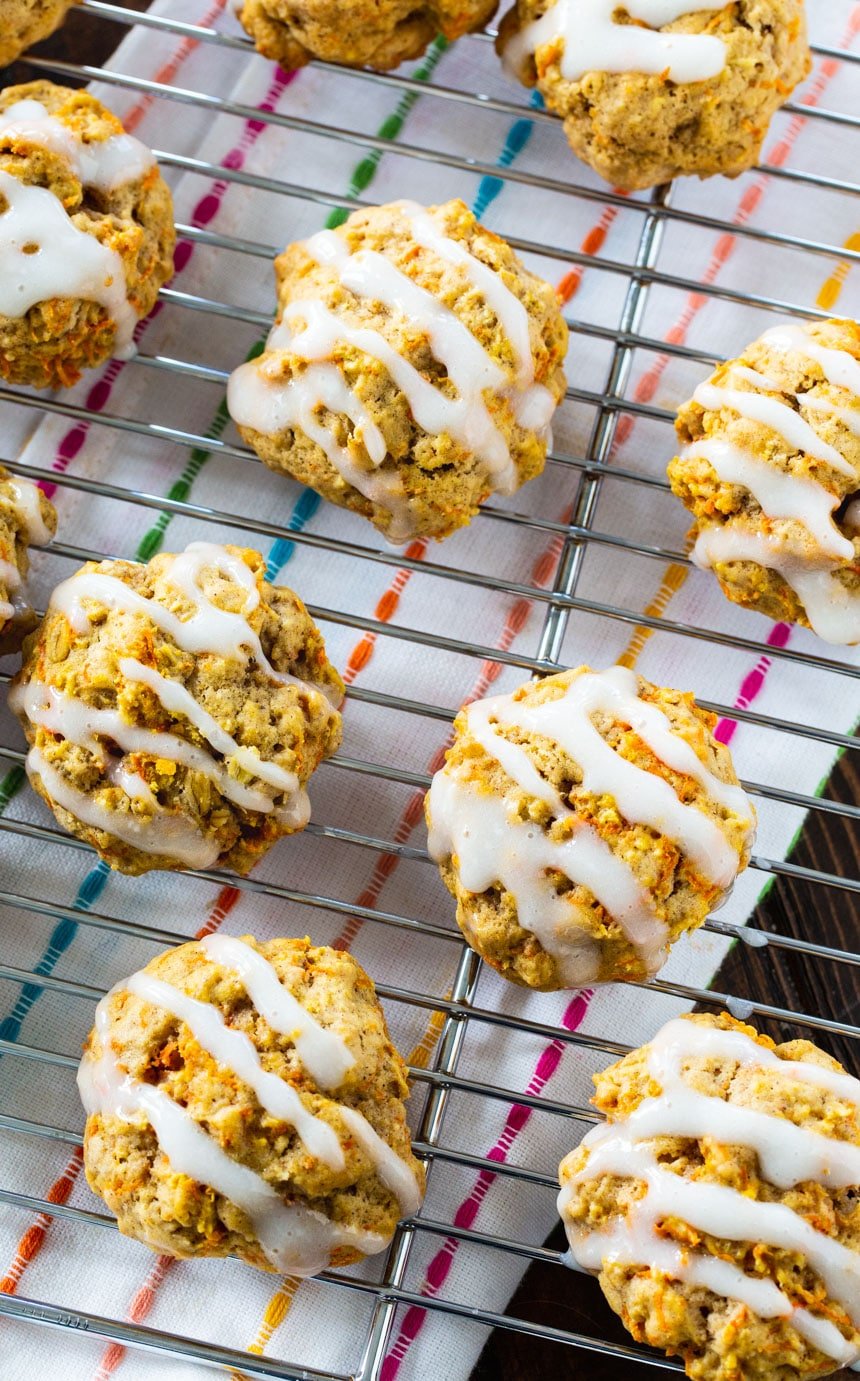 Chewy Carrot Cake Cookies