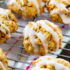 Chewy Carrot Cake Cookies