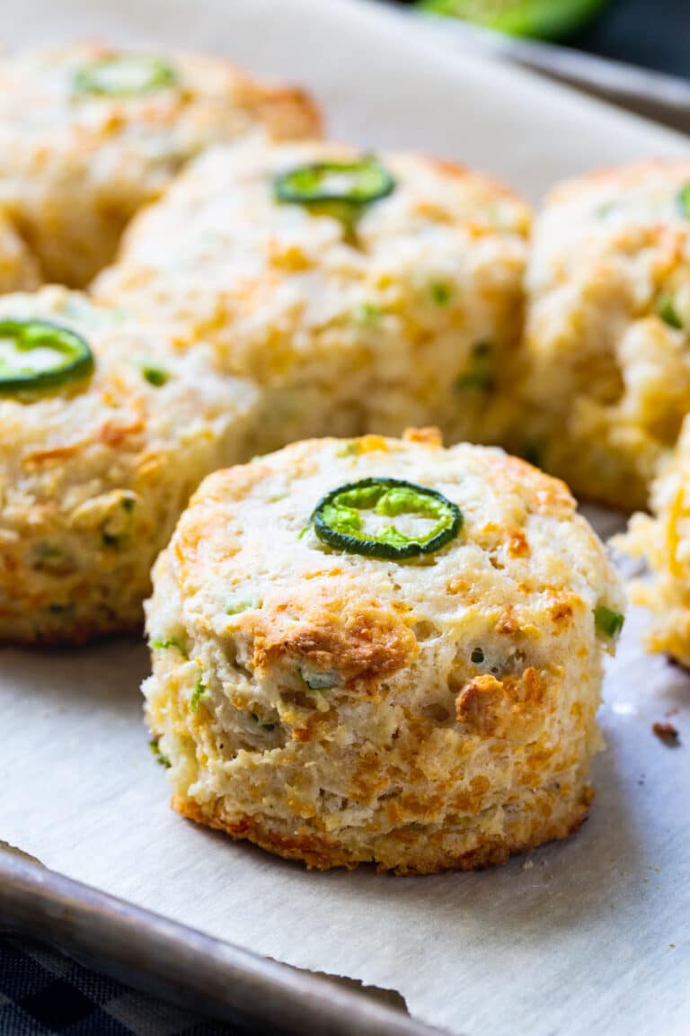 Jalapeno Cheddar Biscuits - Spicy Southern Kitchen