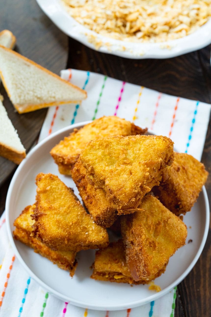 Deep-Fried Grilled Cheese Sandwiches