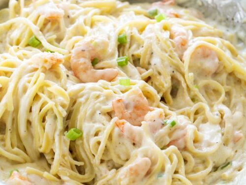 Cheesy Garlic Shrimp Alfredo Spicy Southern Kitchen