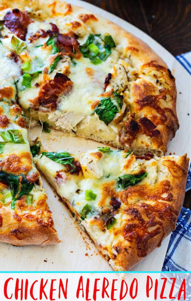 Chicken Alfredo Pizza Spicy Southern Kitchen