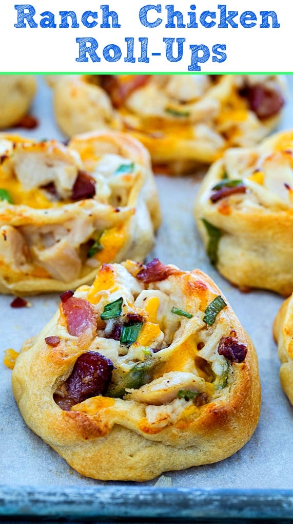 Ranch Chicken Roll-Ups with Bacon