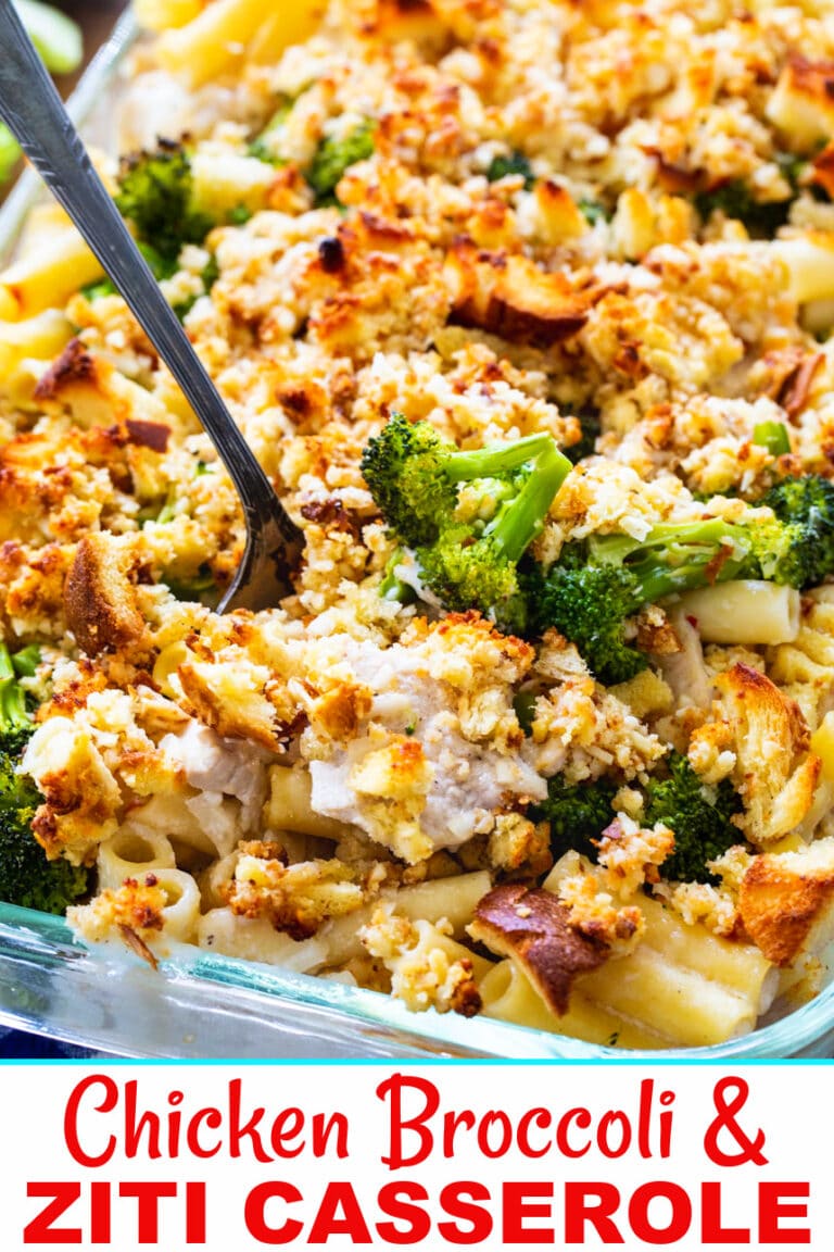 Chicken Broccoli & Ziti Casserole Spicy Southern Kitchen
