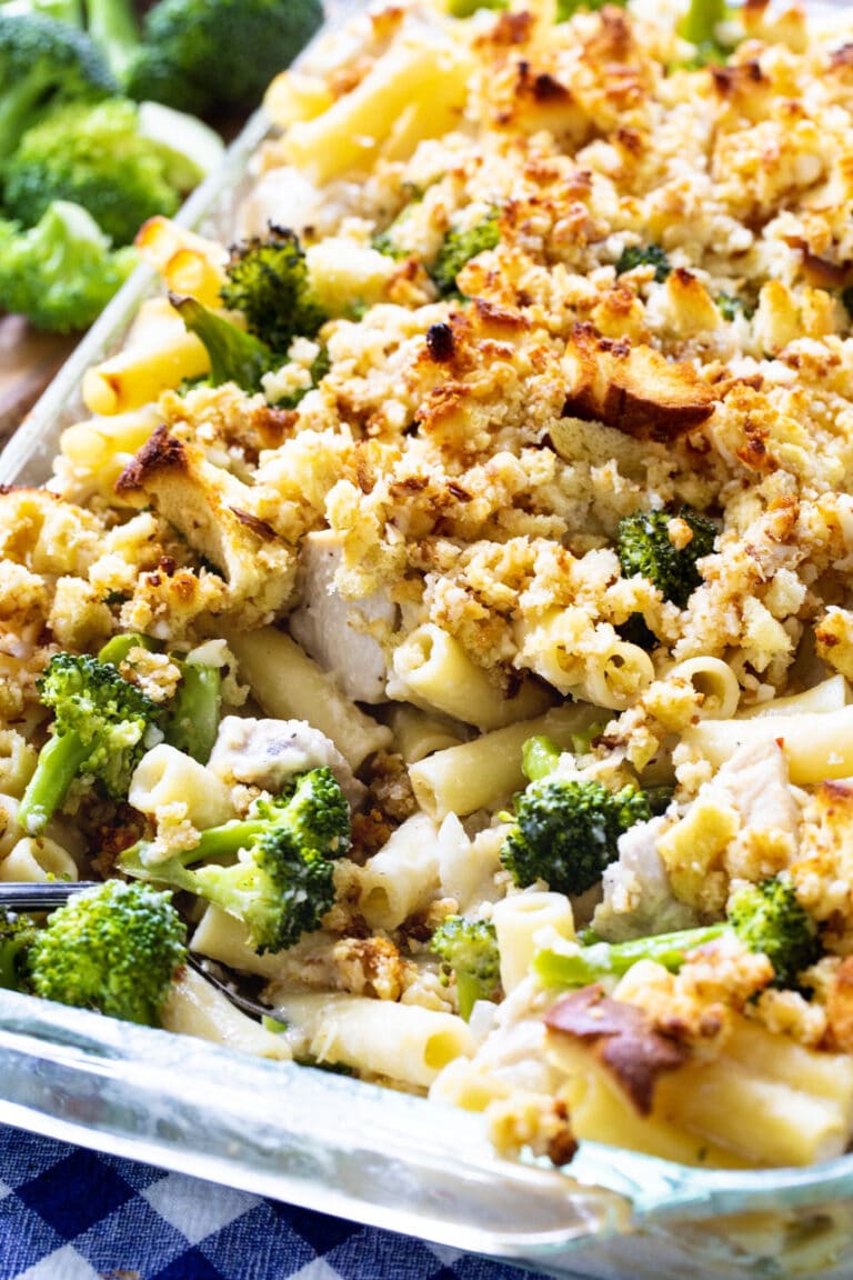 Chicken Broccoli & Ziti Casserole Spicy Southern Kitchen