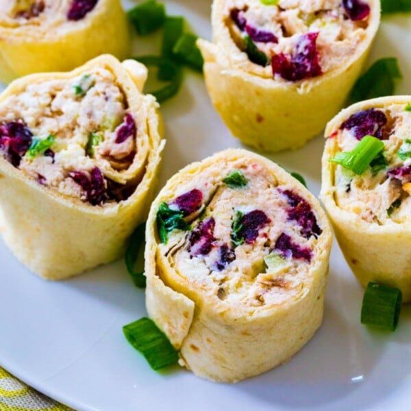 Chicken Cranberry Pinwheels