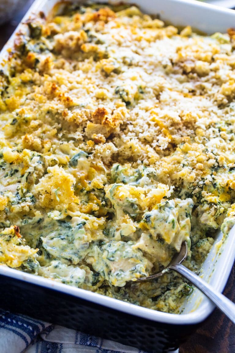 Chicken Florentine Casserole Spicy Southern Kitchen