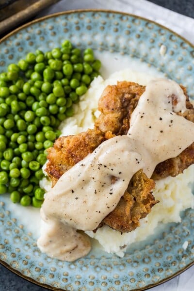 Chicken Fried Hamburger With White Gravy Spicy Southern Kitchen