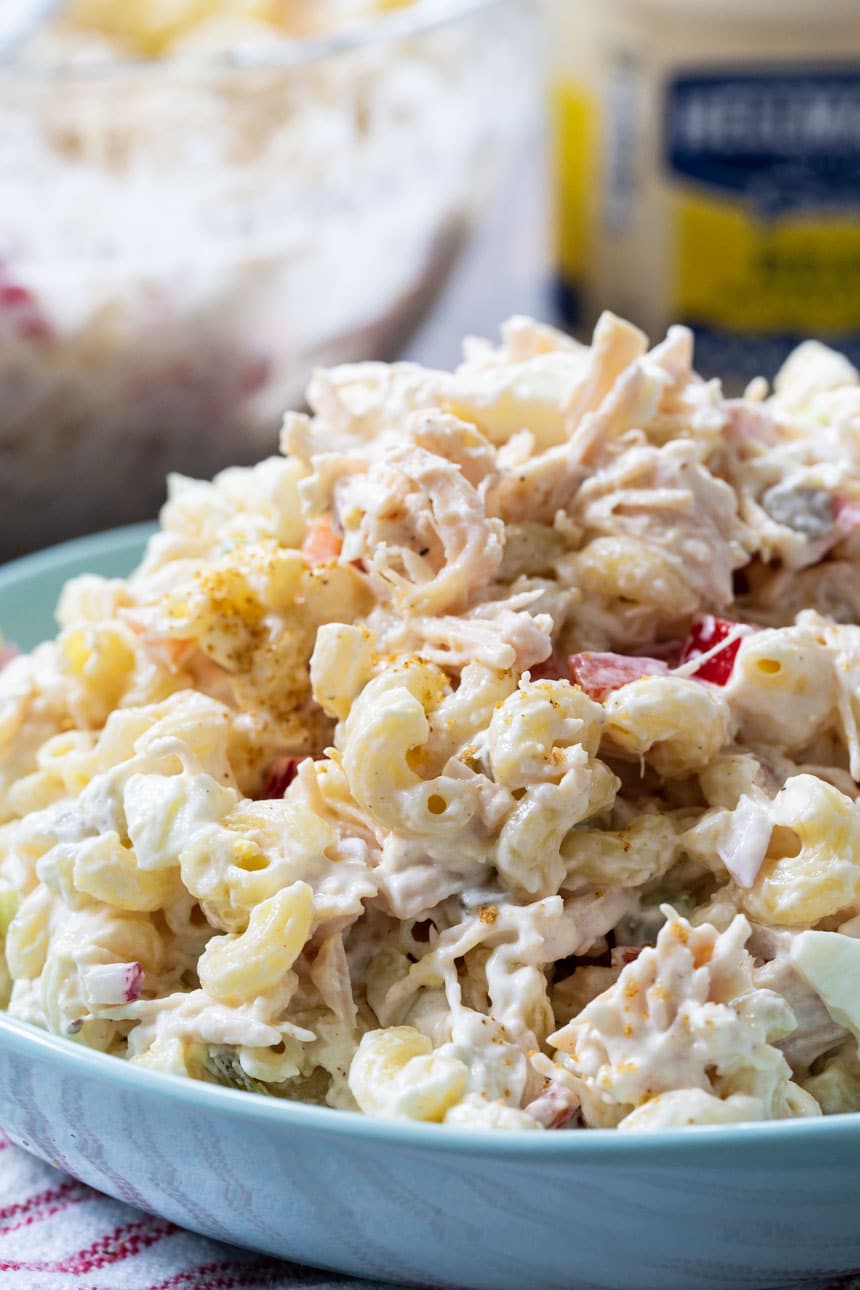 Chicken Macaroni Salad - Spicy Southern Kitchen