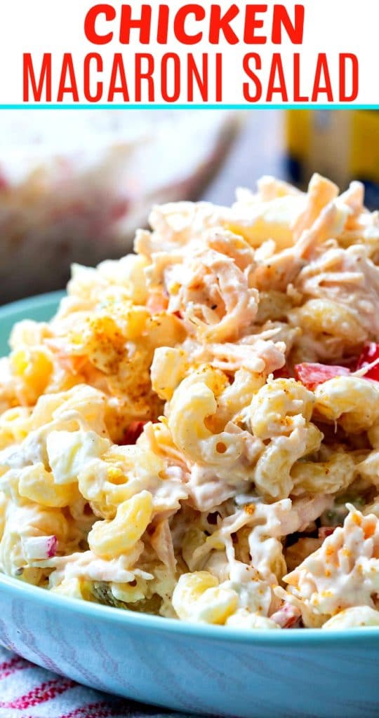 Chicken Macaroni Salad Spicy Southern Kitchen