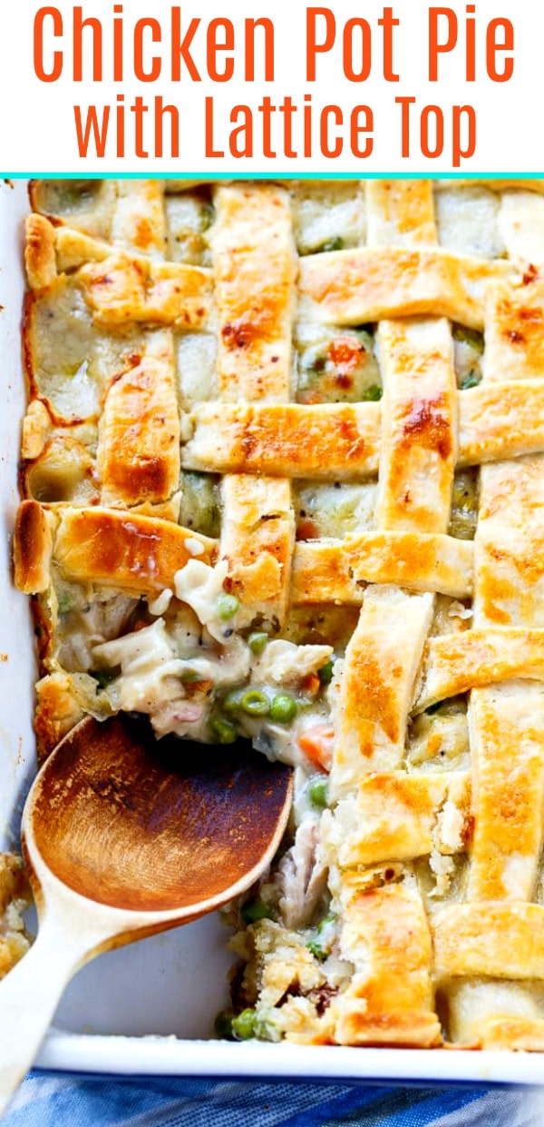 Chicken Pot Pie made in a 9x13-inch pan