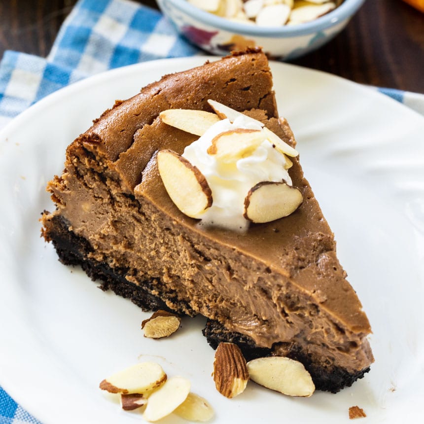 Chocolate Amaretto Cheesecake