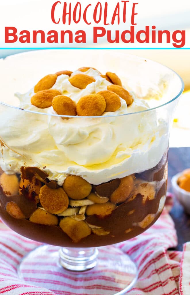 Chocolate Banana Pudding - Spicy Southern Kitchen