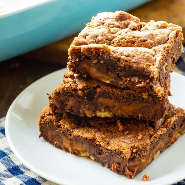 Cake Mix Chocolate Caramel Bars