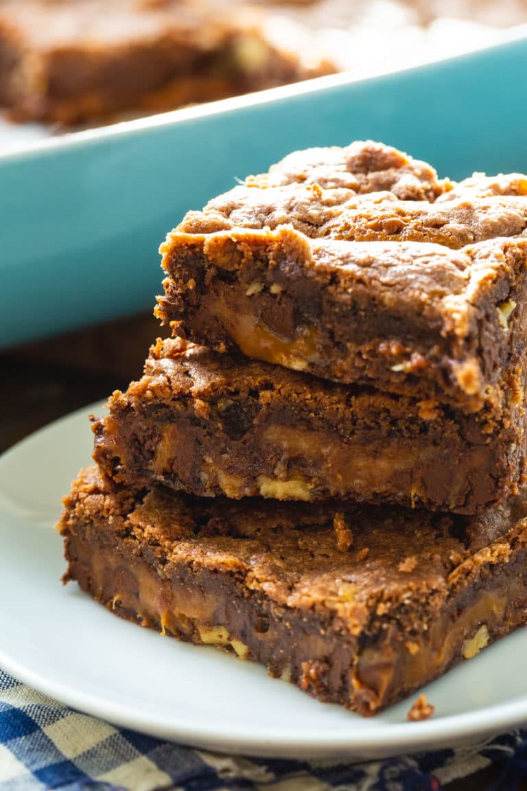 Easy Chocolate Caramel Bars Spicy Southern Kitchen