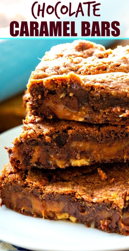 Easy Chocolate Caramel Bars Spicy Southern Kitchen