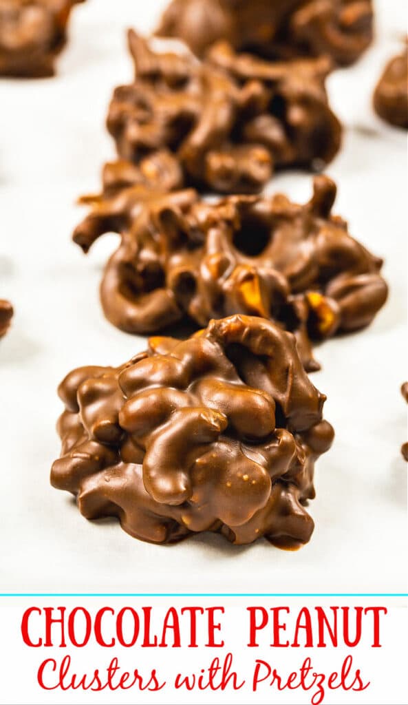 Chocolate Peanut Clusters with Pretzels Spicy Southern Kitchen