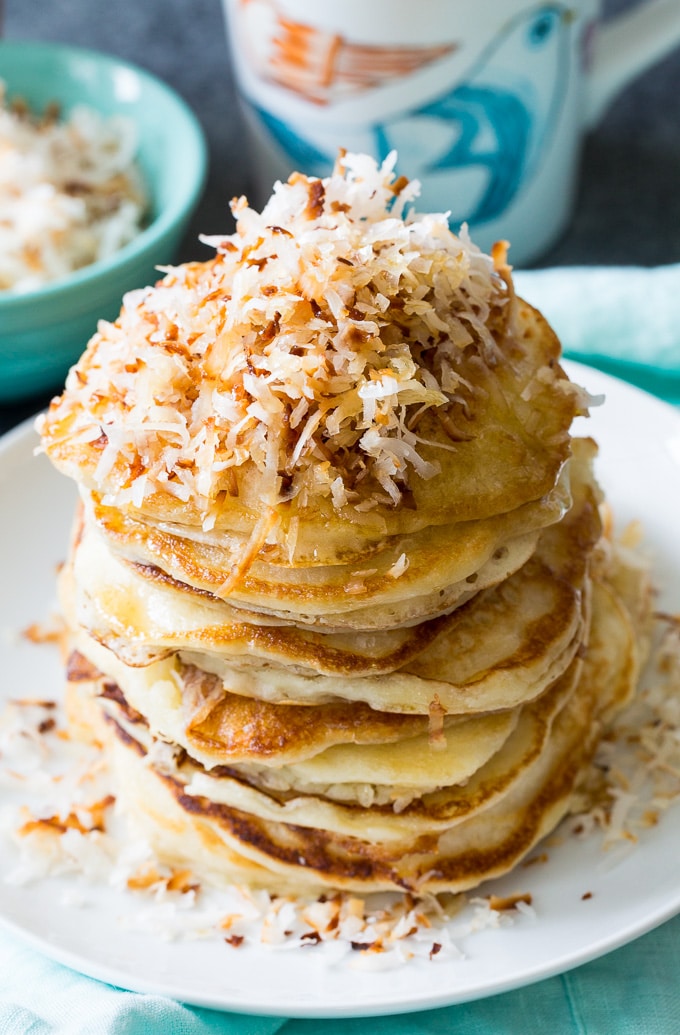 Coconut Pancakes Spicy Southern Kitchen
