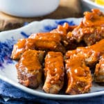 BBQ Country Ribs are baked until tender.