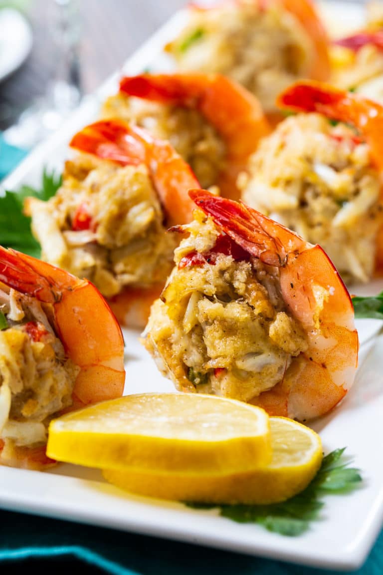 Crab Cake Stuffed Shrimp - Spicy Southern Kitchen
