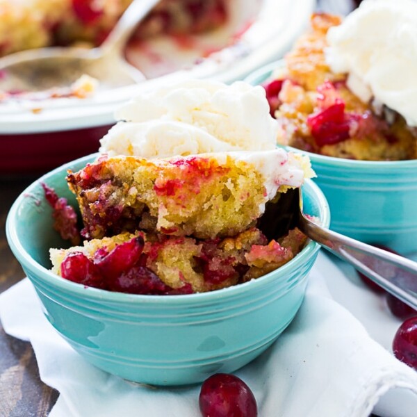 Cranberry Walnut Cobbler