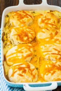 Creamed Chicken And Biscuits - Spicy Southern Kitchen