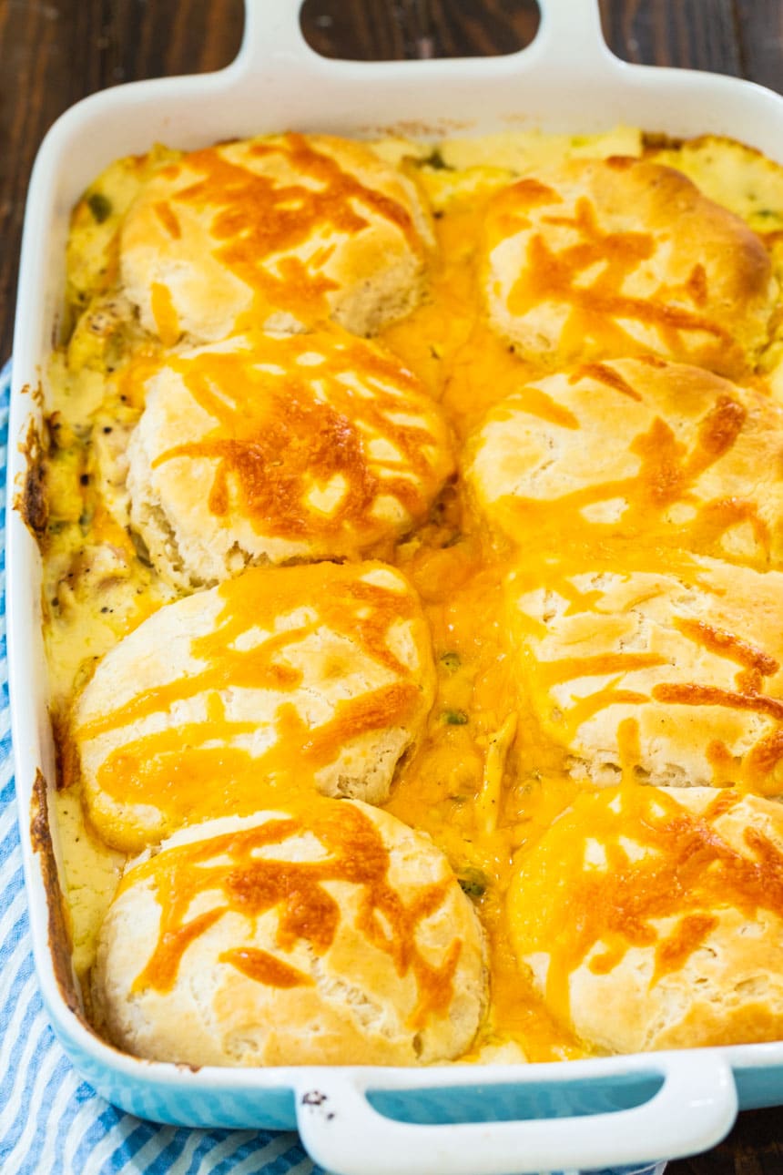 Easy Creamed Chicken and Biscuits