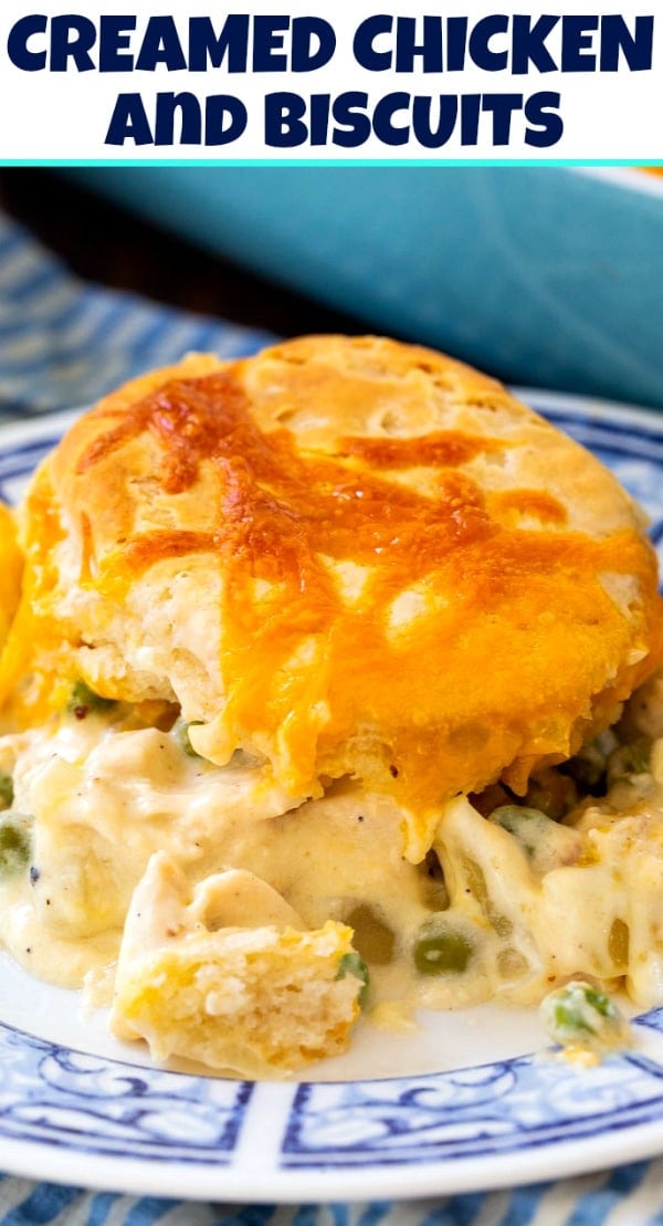 Easy Creamed Chicken and Biscuits