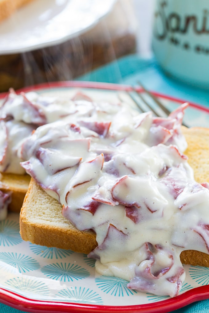 Creamed Chipped Beef - Spicy Southern Kitchen