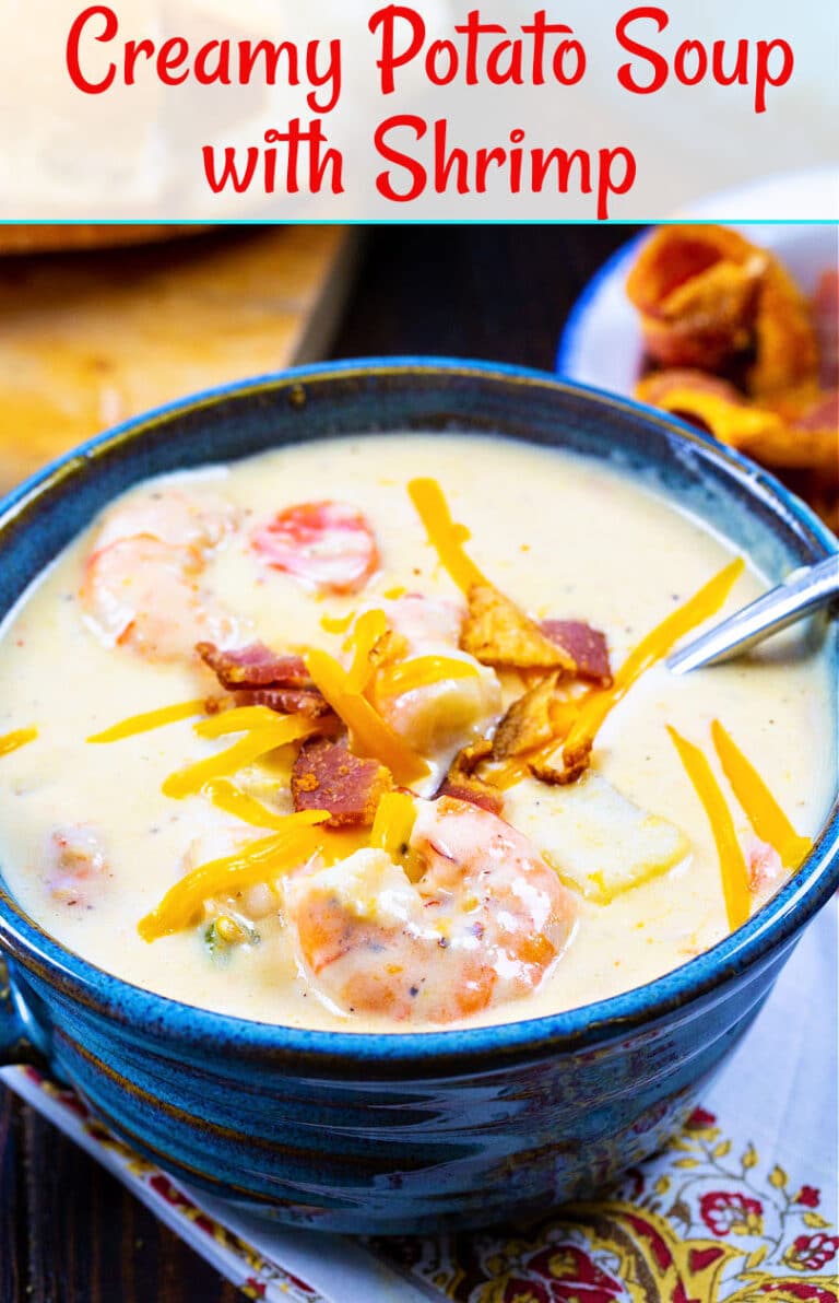 Creamy Potato Soup with Shrimp - Spicy Southern Kitchen