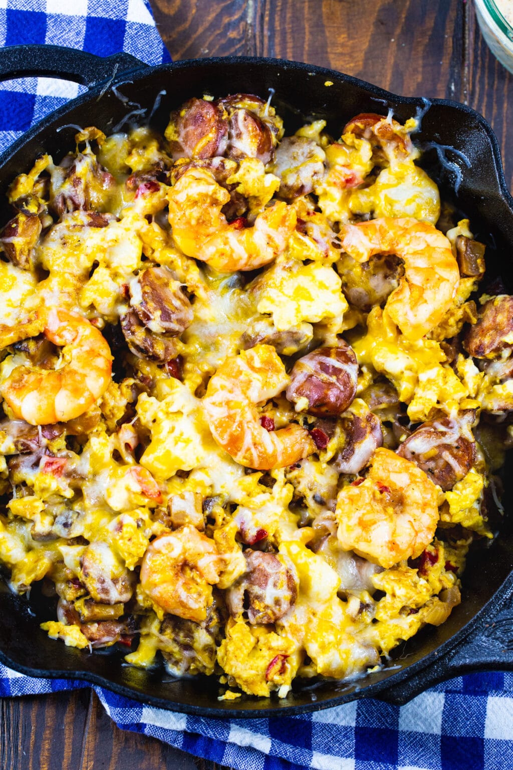 Cheesy Creole Breakfast Skillet - Spicy Southern Kitchen