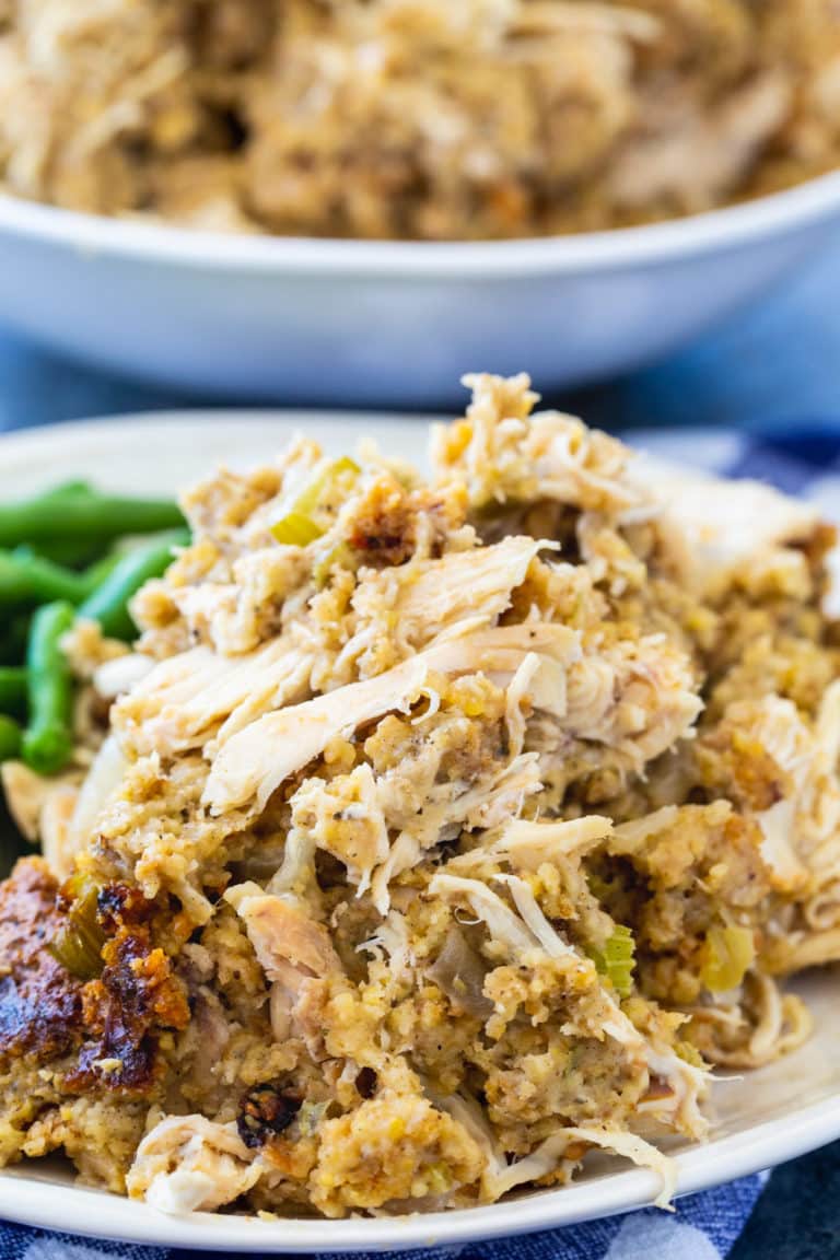 Slow Cooker Chicken and Dressing Recipe