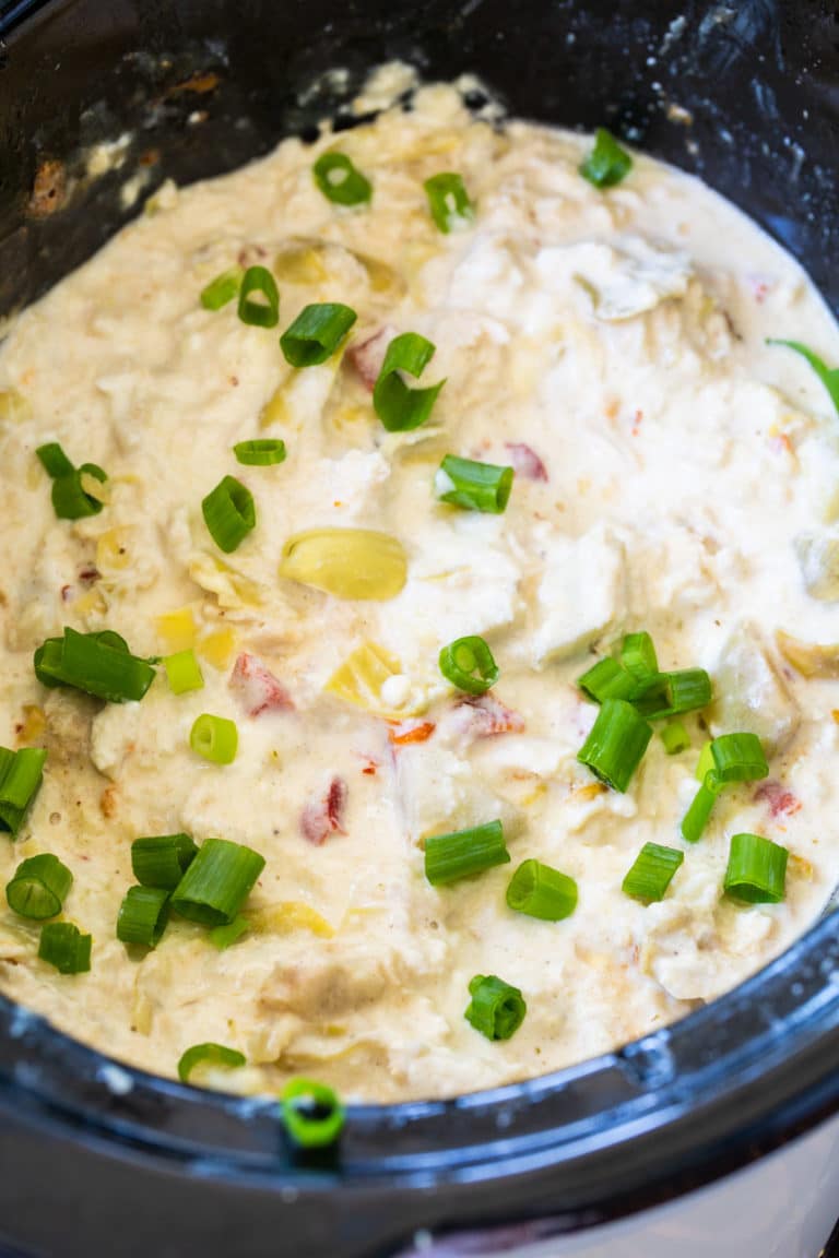 Crock Pot Crab Artichoke Dip Spicy Southern Kitchen