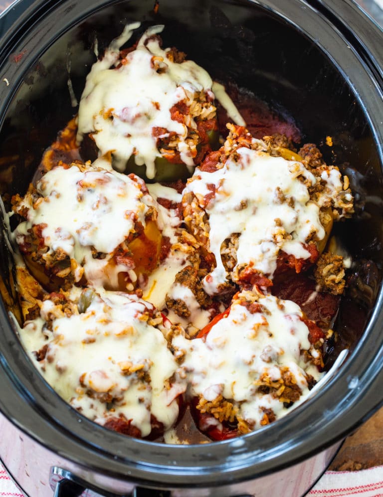 Slow Cooker Stuffed Peppers