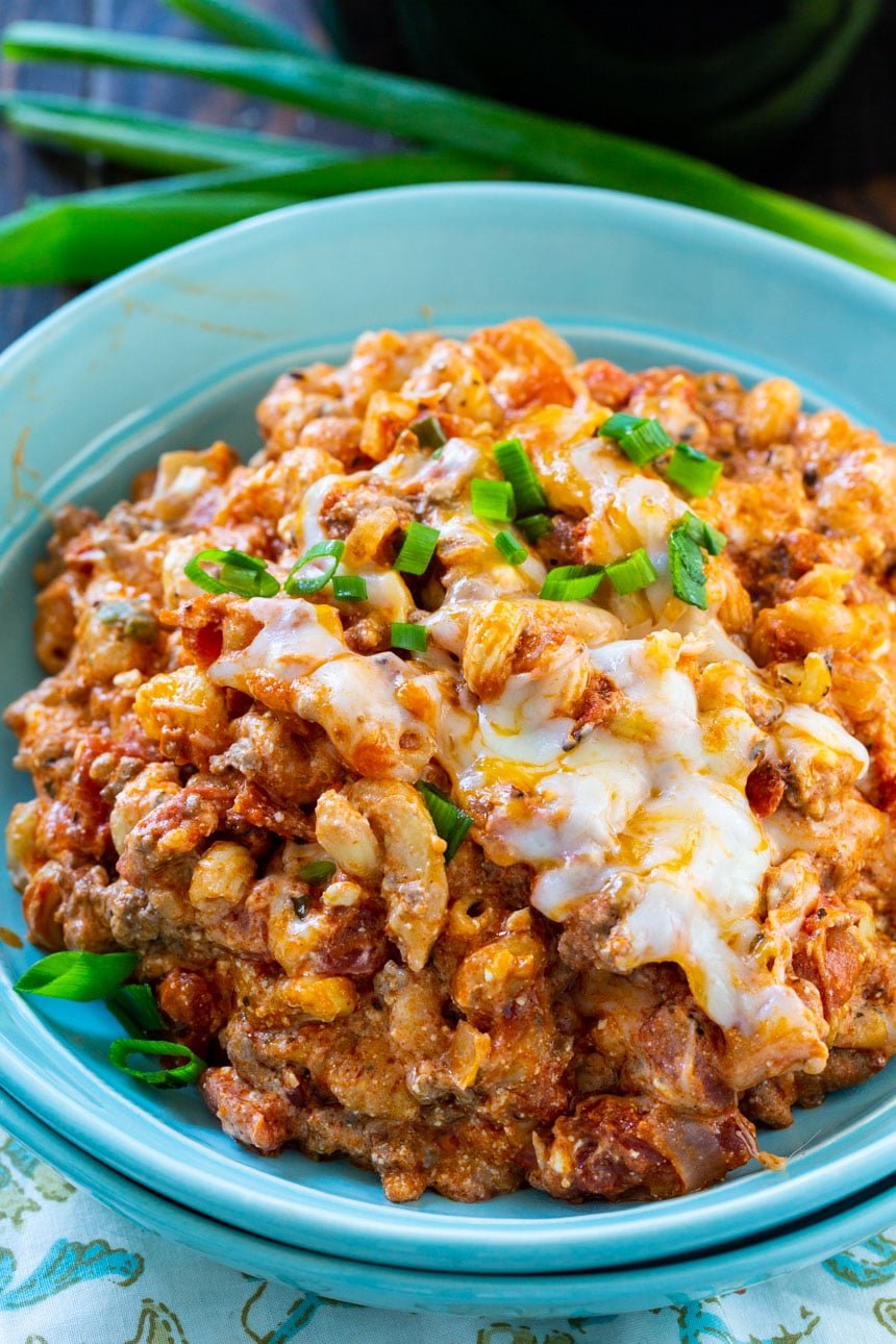 Crock Pot Homestyle Ground Beef Casserole - Spicy Southern Kitchen