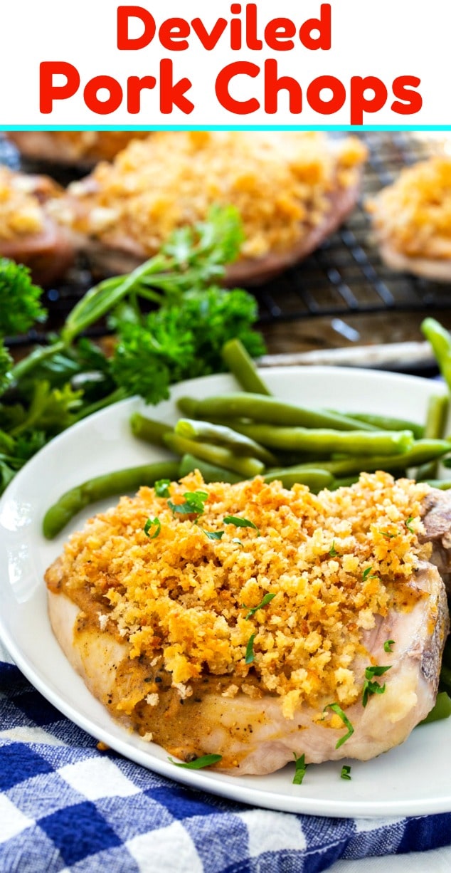 Deviled Pork Chops - Spicy Southern Kitchen