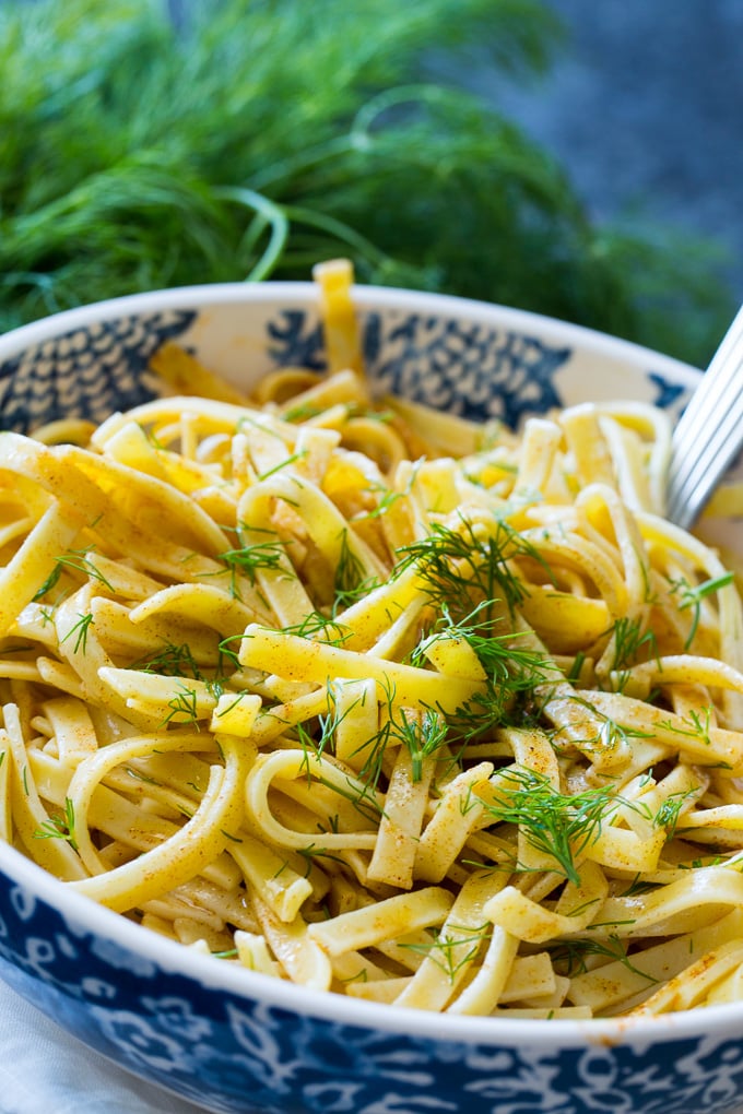 Dilled Egg Noodles