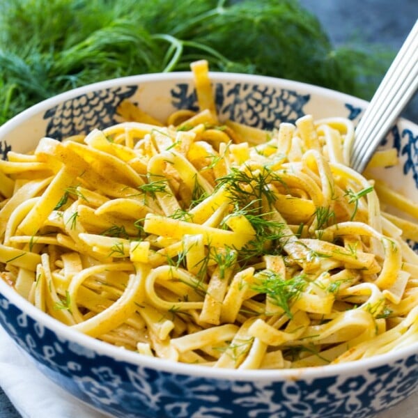 Dilled Egg Noodles